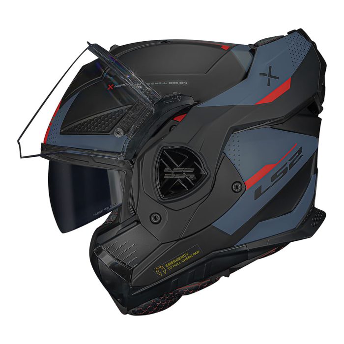 CAPACETE LS2 ADVANT X OBLIVION AZUL FOSCO - Image 8