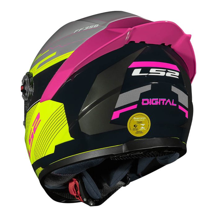 CAPACETE LS2 CLASSIC S DIGITAL AMARELO - Image 10