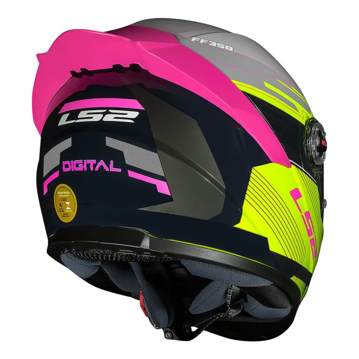 CAPACETE LS2 CLASSIC S DIGITAL AMARELO - Image 9