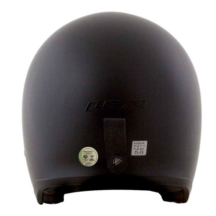 CAPACETE LS2 SPITFIRE MONOCOLOR PRETO FOSCO - Image 3