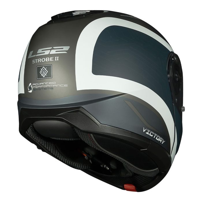 CAPACETE LS2 STROBE II VICTORY CINZA FOSCO - Image 14