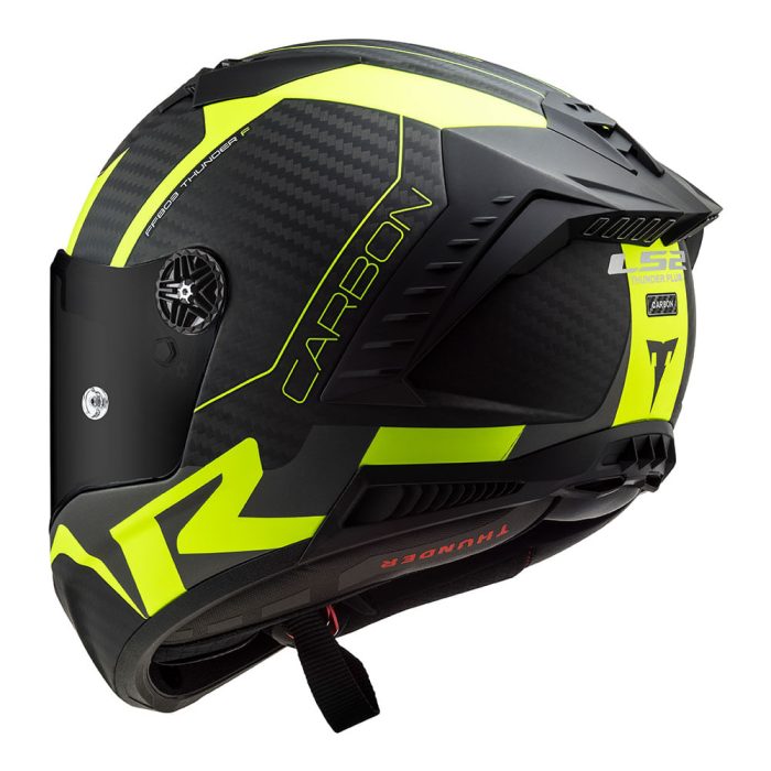 CAPACETE LS2 THUNDER CARBON RACING 1 AMARELO - Image 7