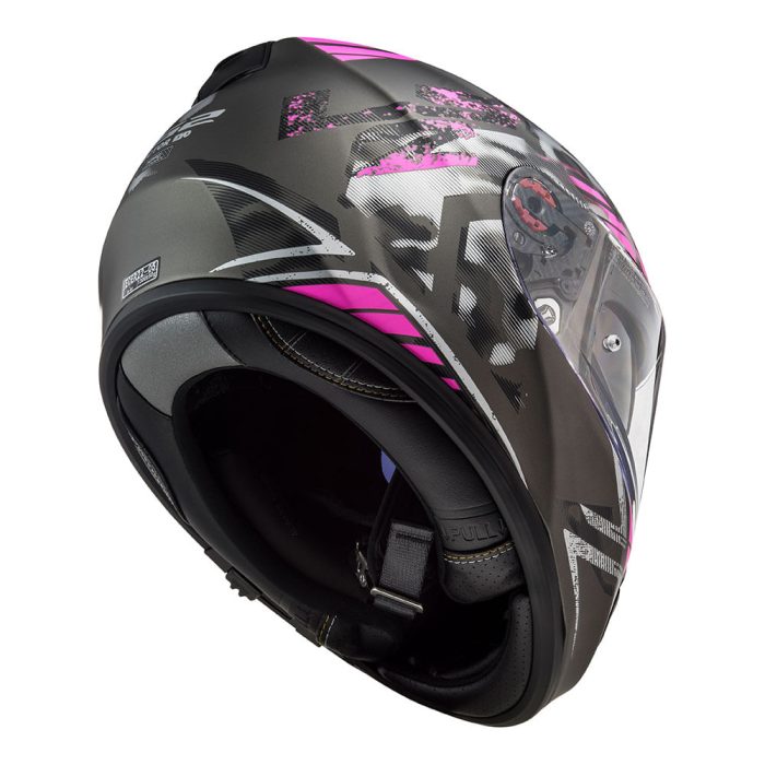 CAPACETE LS2 VECTOR STENCIL ROSA - Image 8