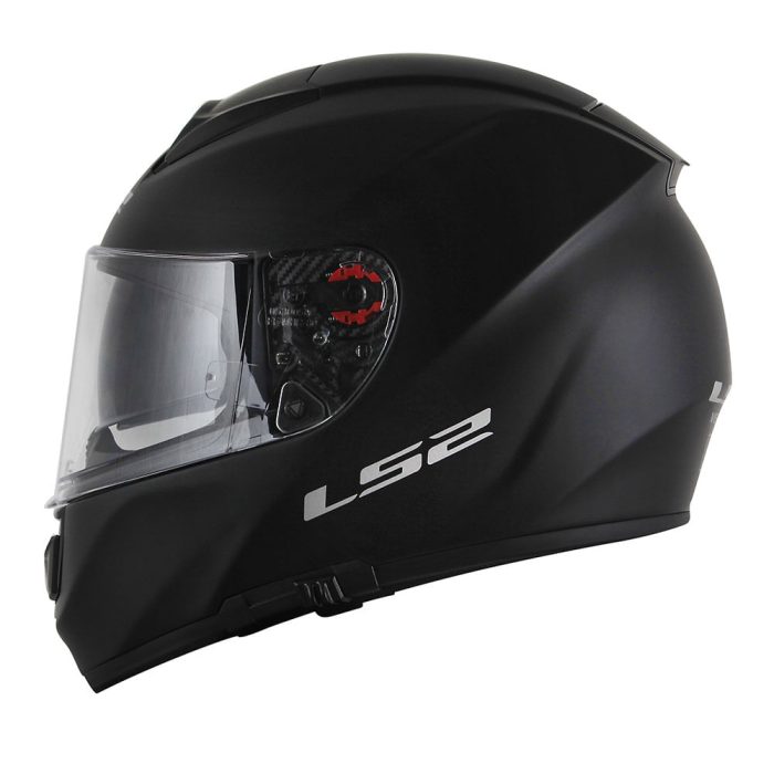 CAPACETE LS2 VECTOR MONOCOLOR PRETO FOSCO - Image 2