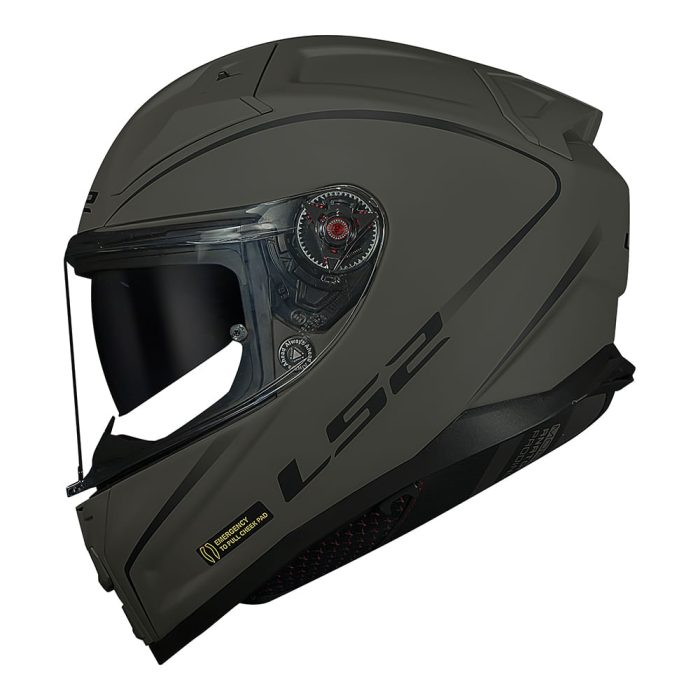 CAPACETE VECTOR II MONOCOLOR CINZA FOSCO - Image 2