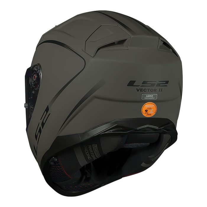 CAPACETE VECTOR II MONOCOLOR CINZA FOSCO - Image 7
