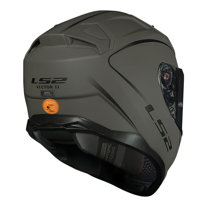 CAPACETE VECTOR II MONOCOLOR CINZA FOSCO - Image 8